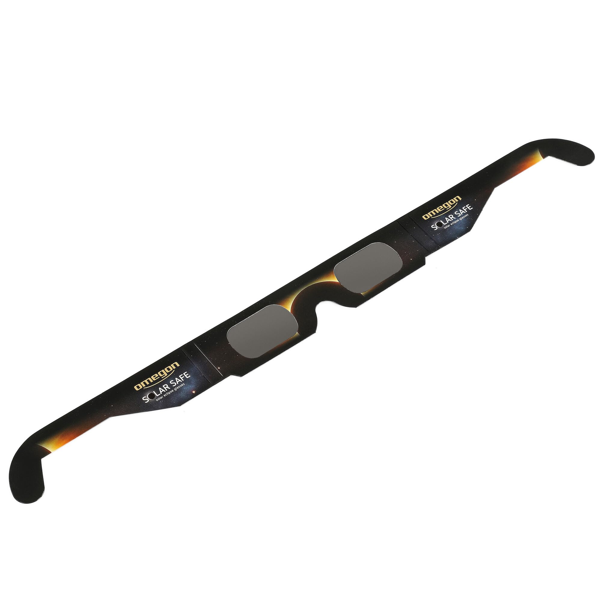 Occhiali per eclissi Omegon Solar Safe | Osservazione Sicura | Conformi ISO 12312-2 | Lenti in Polimero Antigraffio | Made in USA | Per l'Eclissi Solare 2026