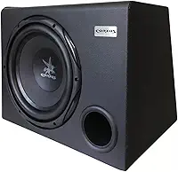 Caixa Subgrave Automotiva Amplificada Corzus CXS303 12" Universal, MDF, 2 Saídas Stereo, Subwoofer de 12 polegadas 350 Watts RMS