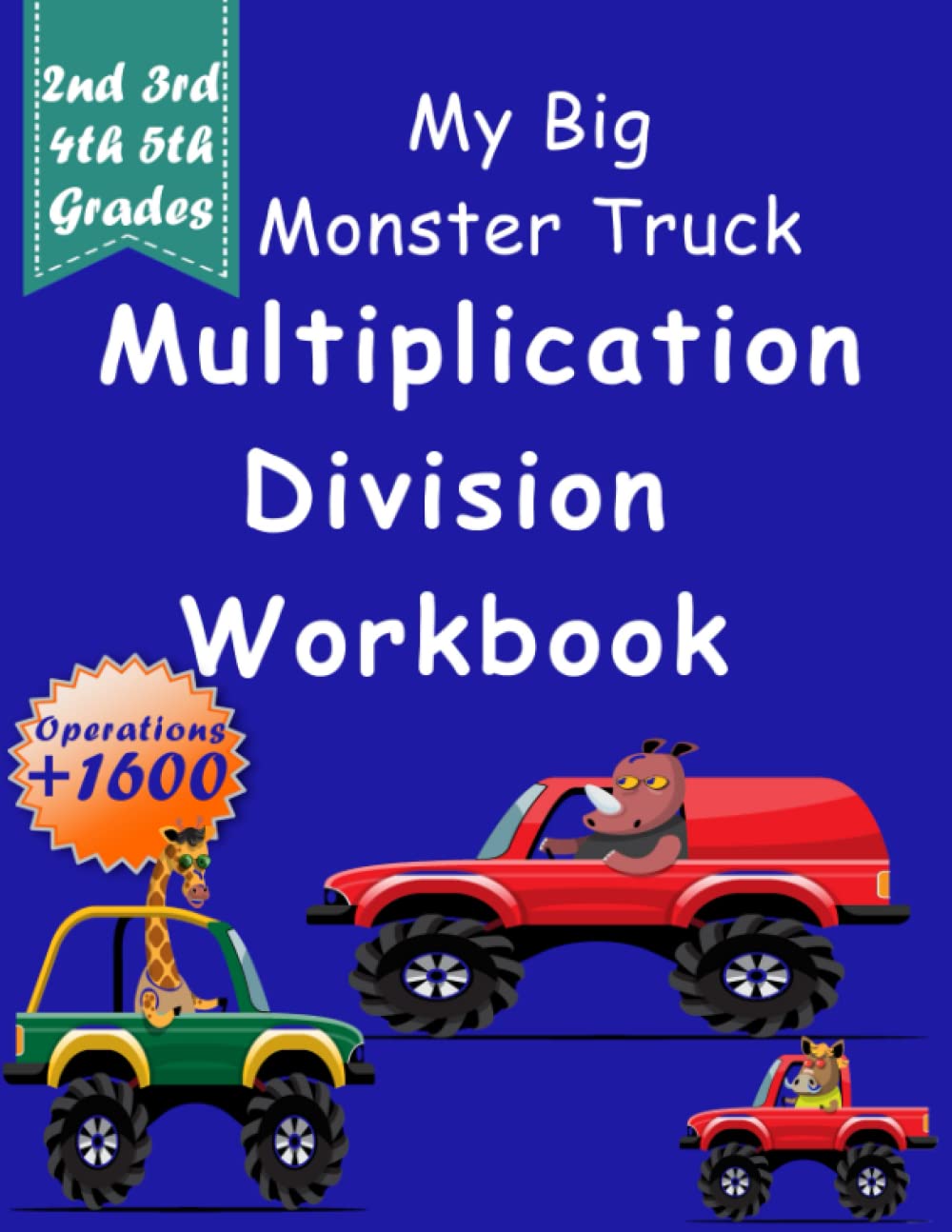 Buy My big monster truck Multiplication division workbook +1600