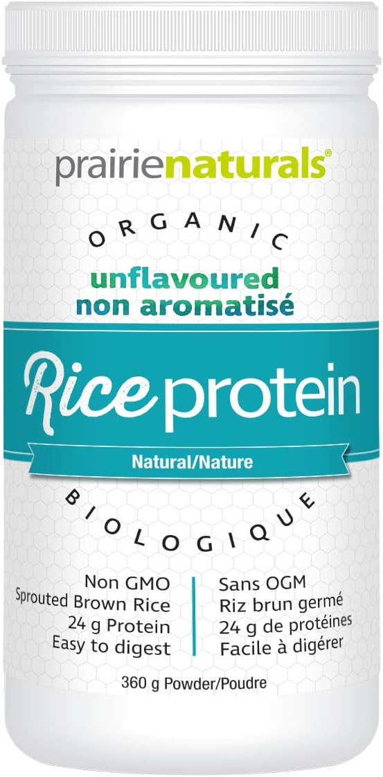 Prairie Naturals Organic Sprouted Brown Rice Protein, Natural, 360g
