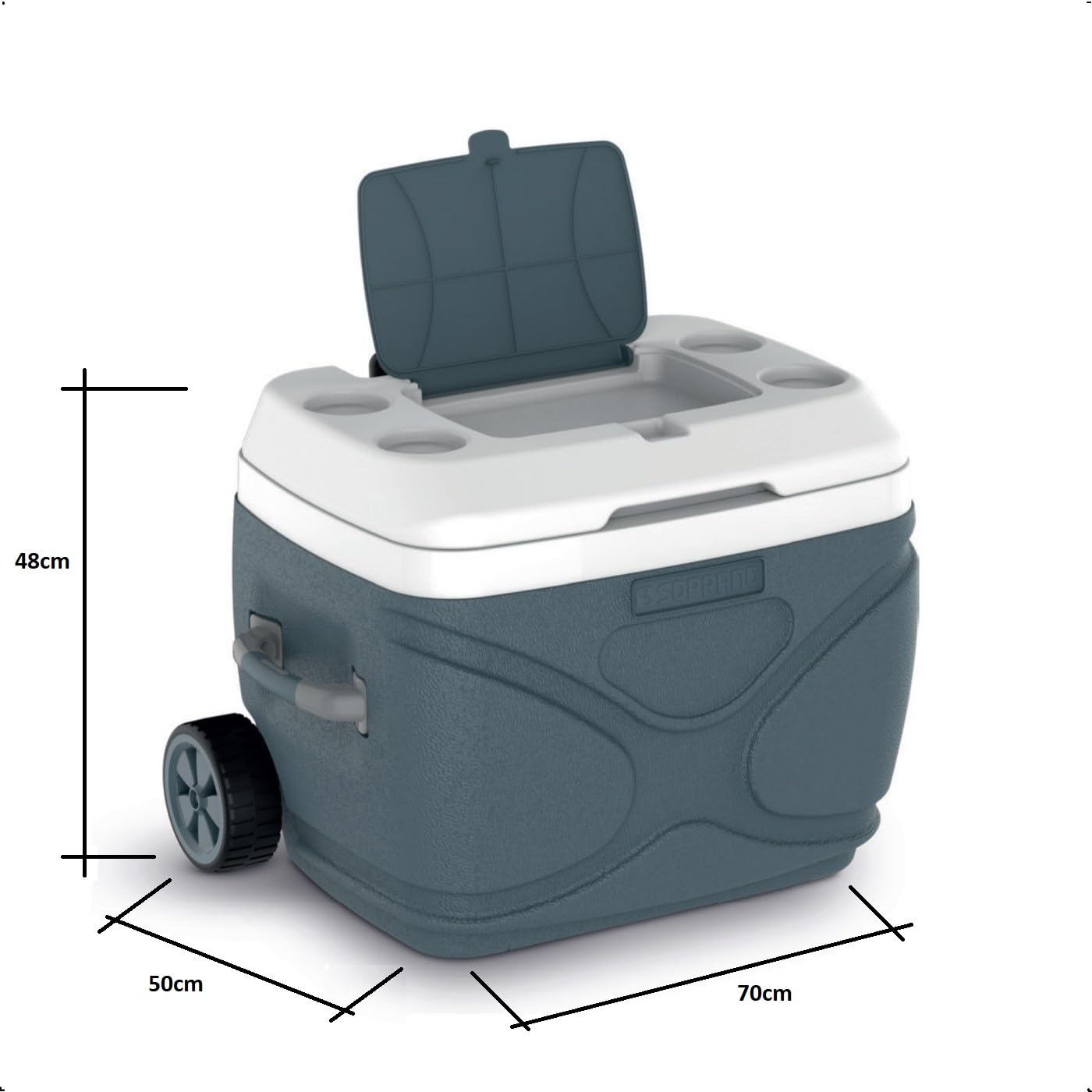 Caixa Térmica Everest Cinza 66L - Eficiência Térmica 120 Horas