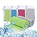 Ulikey 4 Pack Toalla de Enfriamiento, Toalla de Hielo Fría Instantánea, Toalla Deportiva de Secado Rápido de Gimnasio Toalla para Viajes, Yoga, Correr, Senderismo