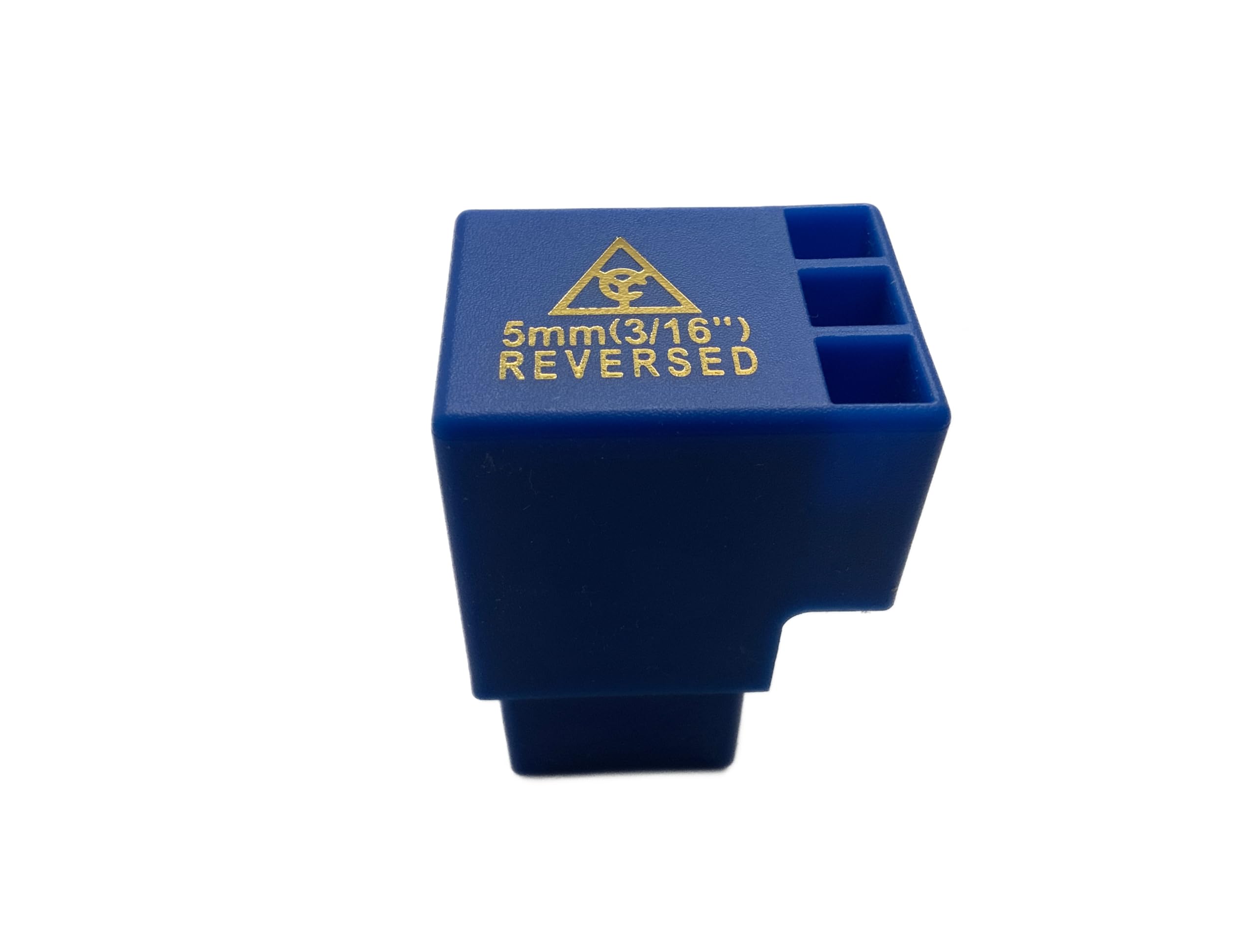 Reverse 9pc 3/16" 5mm Steel Number Stamp Punch Die Set with Stamp Holder Lid