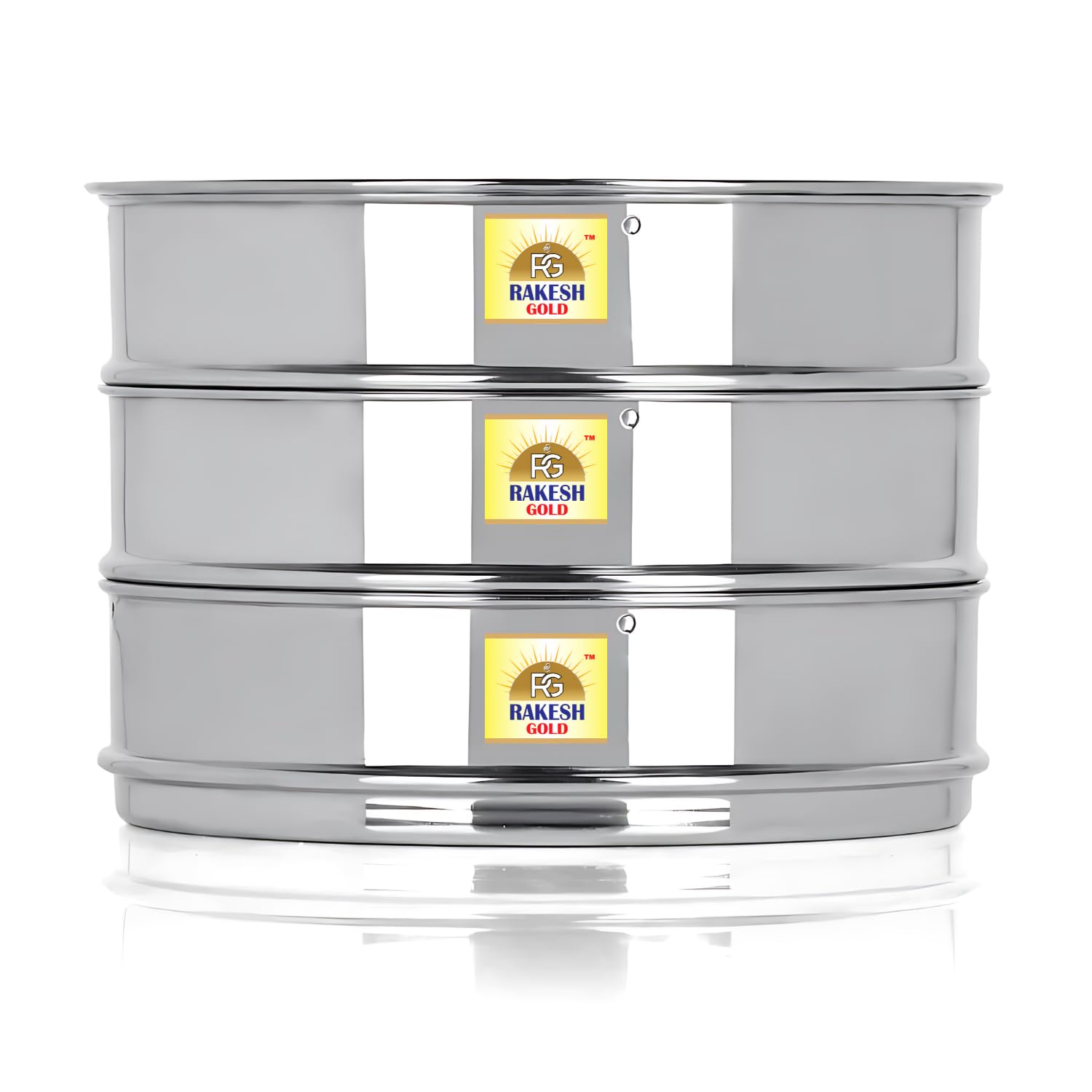 Rakesh Gold Cooker Separator - Stackable Stainless Steel -9
