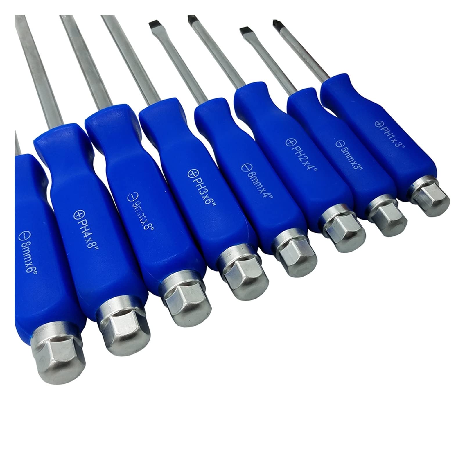 Set di cacciaviti a Martello da 8 Pezzi CRV con Punte magnetiche, Kit di Utensili manuali per cacciaviti
