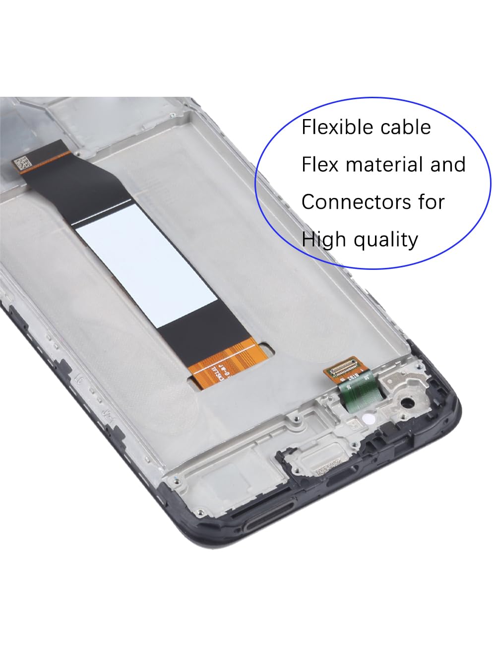 Display Ricambio Per Xiaomi Redmi Note 10 5G / Poco M3 Pro 5G - Schermo LCD Con Touch, Nero Con Cornice