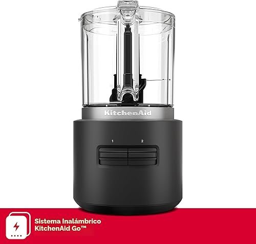Miniatura 2 de KitchenAid Go™ - Picadora de alimentos inalámbrica - batería vendida por separado, KFCR500, Negro mate NEGRO MATE,Blanco