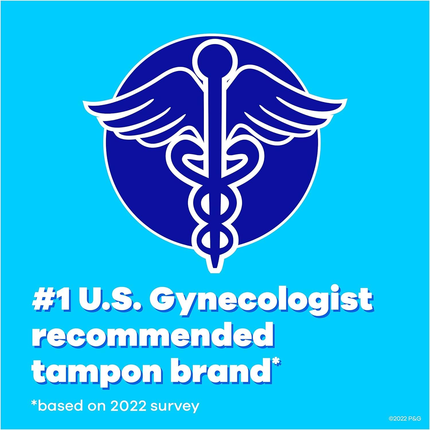 Tampax Tampons Regular Absorbency - 10 ct, Pack of 5