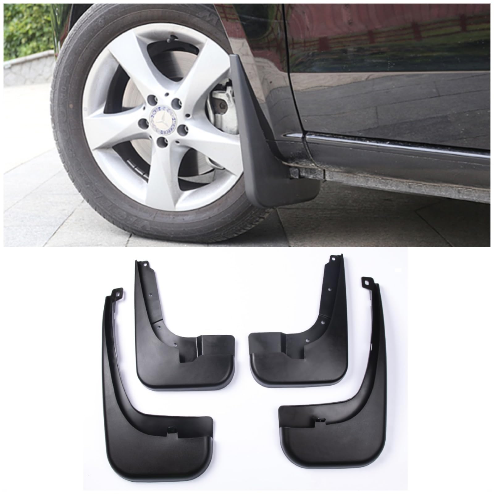 car mud flaps Mud Flaps Splash Guard Mudguards Car Fenders, For Benz V-Class 2016-2020
