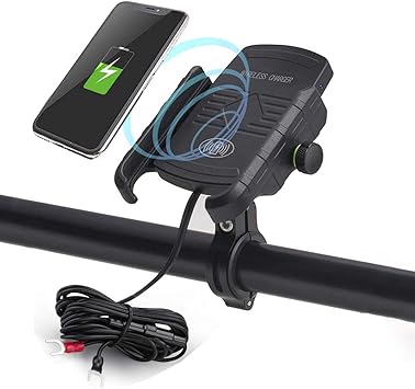 wireless charger phone holder motorcycle