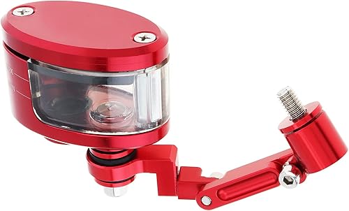 Miniatura 7 de Copa universal del depósito de aceite líquido del cilindro del embrague del freno de la motocicleta (rojo)