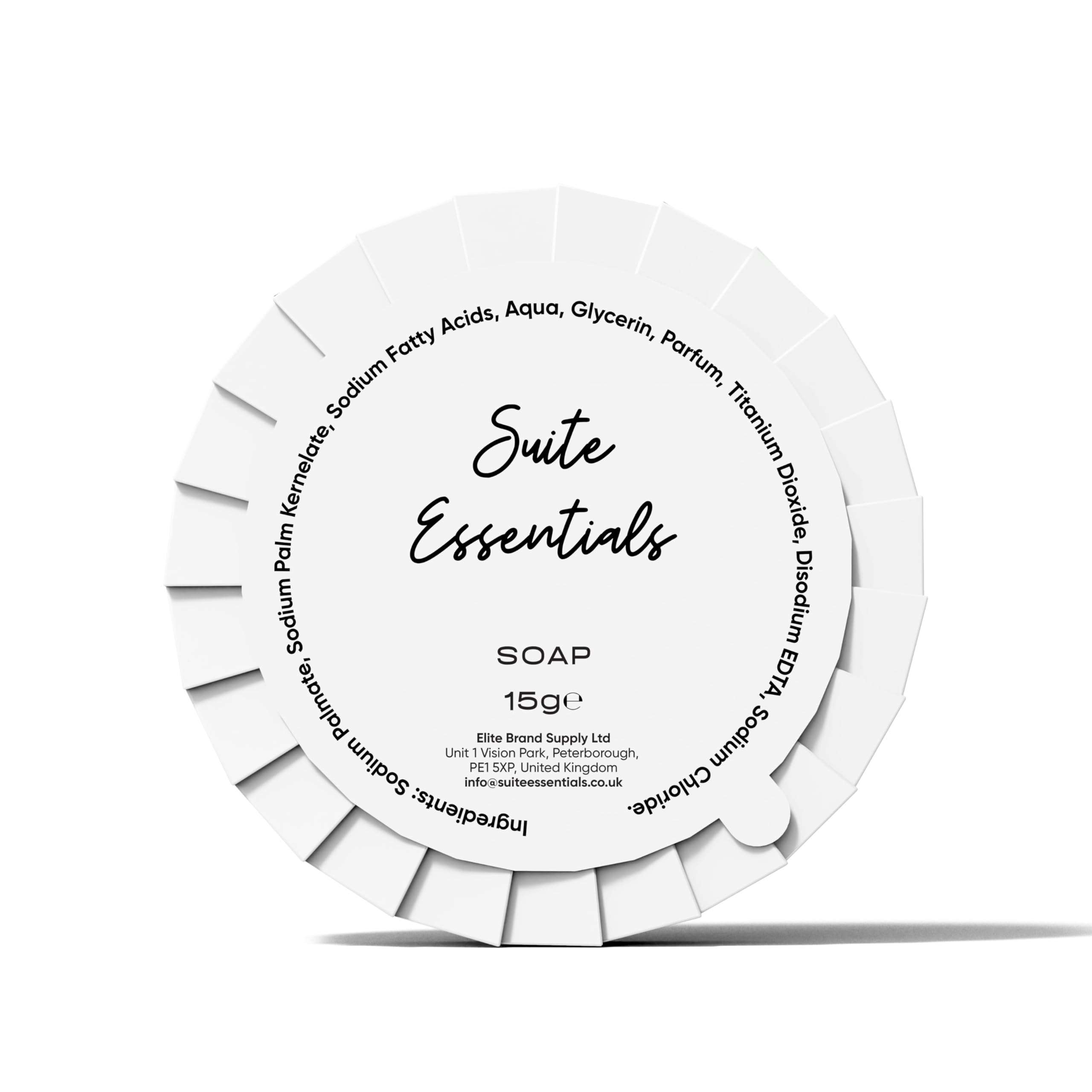 50 x 15 g Barres de savon en vrac - Idéal pour hôtels, chambres d'invités, Airbnb et hébergement, emballage recyclable, achat en gros de mini articles de toilette en multipack