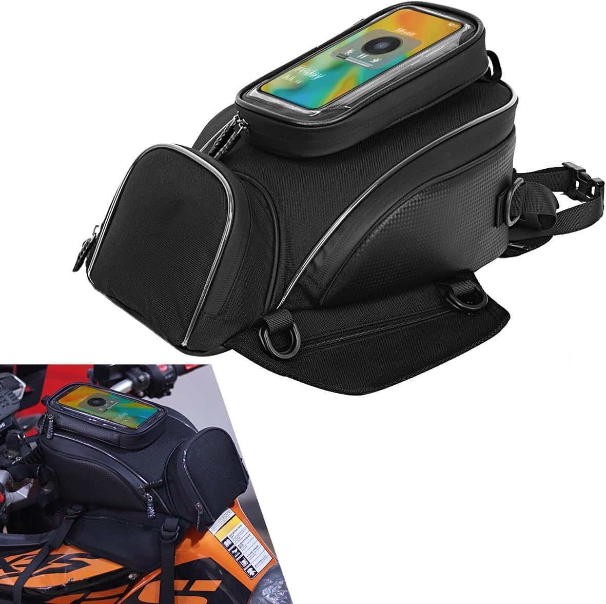 ZNCJY Motorcycle Tank Bag for Benelli Imperiale 400