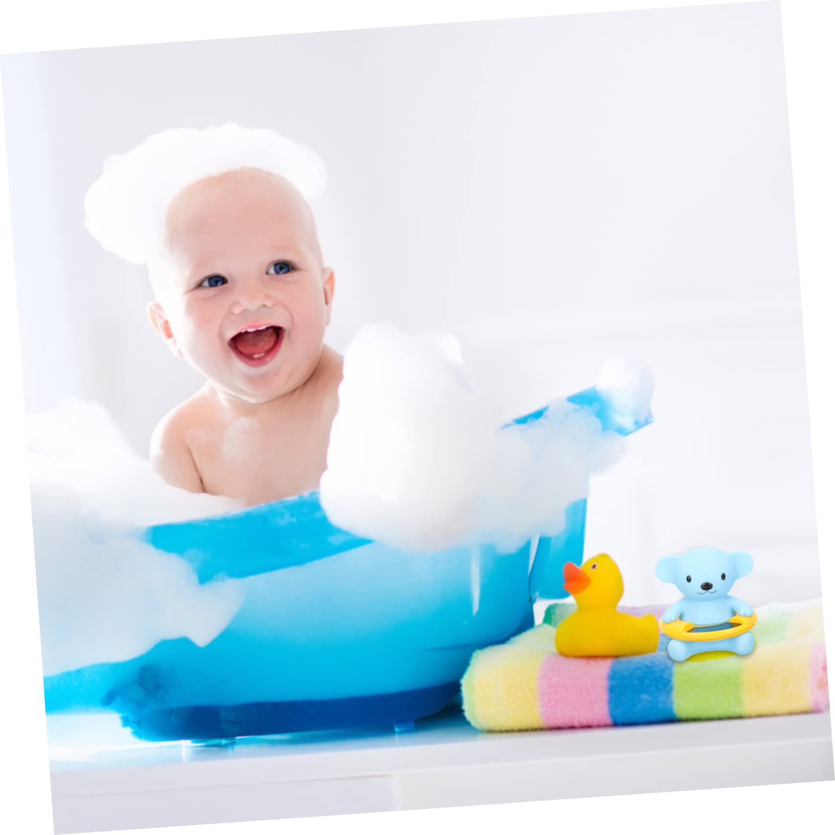 Mipcase 3pezzi Termometro Per Bagnetto e Piscina Monitoraggio Per Ragazza e Ragazza Design Galleggiante Display Lcd Misurazione Precisa Della Temperatura Per La