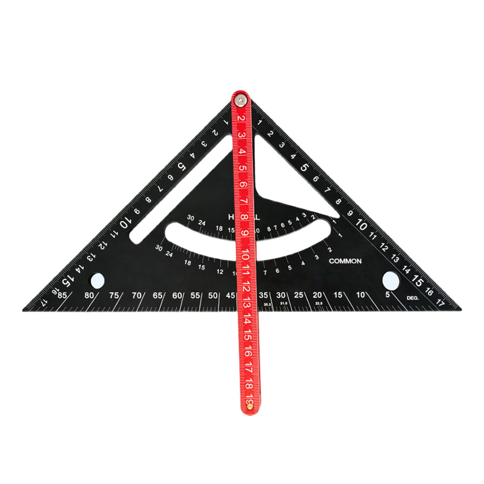 Tsophreniq Carpentry Square 7Inch Rafter Multipurpose Carpentry Tool: Squares, Protractor, Woodworking Marking Gauges Triangles Tool