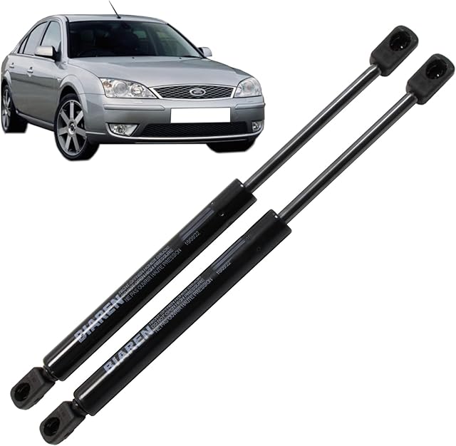 BIAREN 2x Front Bonnet Gas Strut Spring For Ford Mondeo Mk3 2000 - 2007 Lift Support System 660 (N) 250 MM 1S7116C826AD