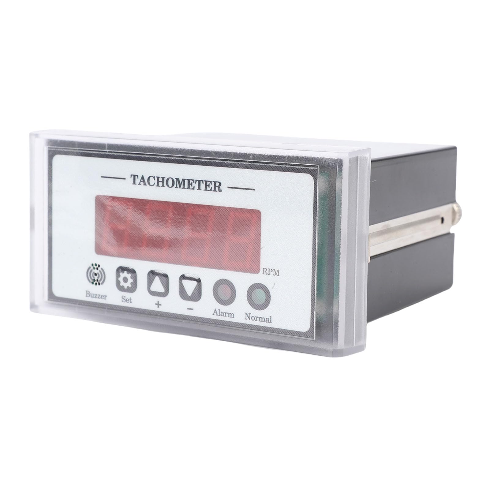 Jectse Tachymètre Numérique LED Efficace, Plage 0-9999, Compteur de Vitesse pour les Professionnels des Convoyeurs de Tour