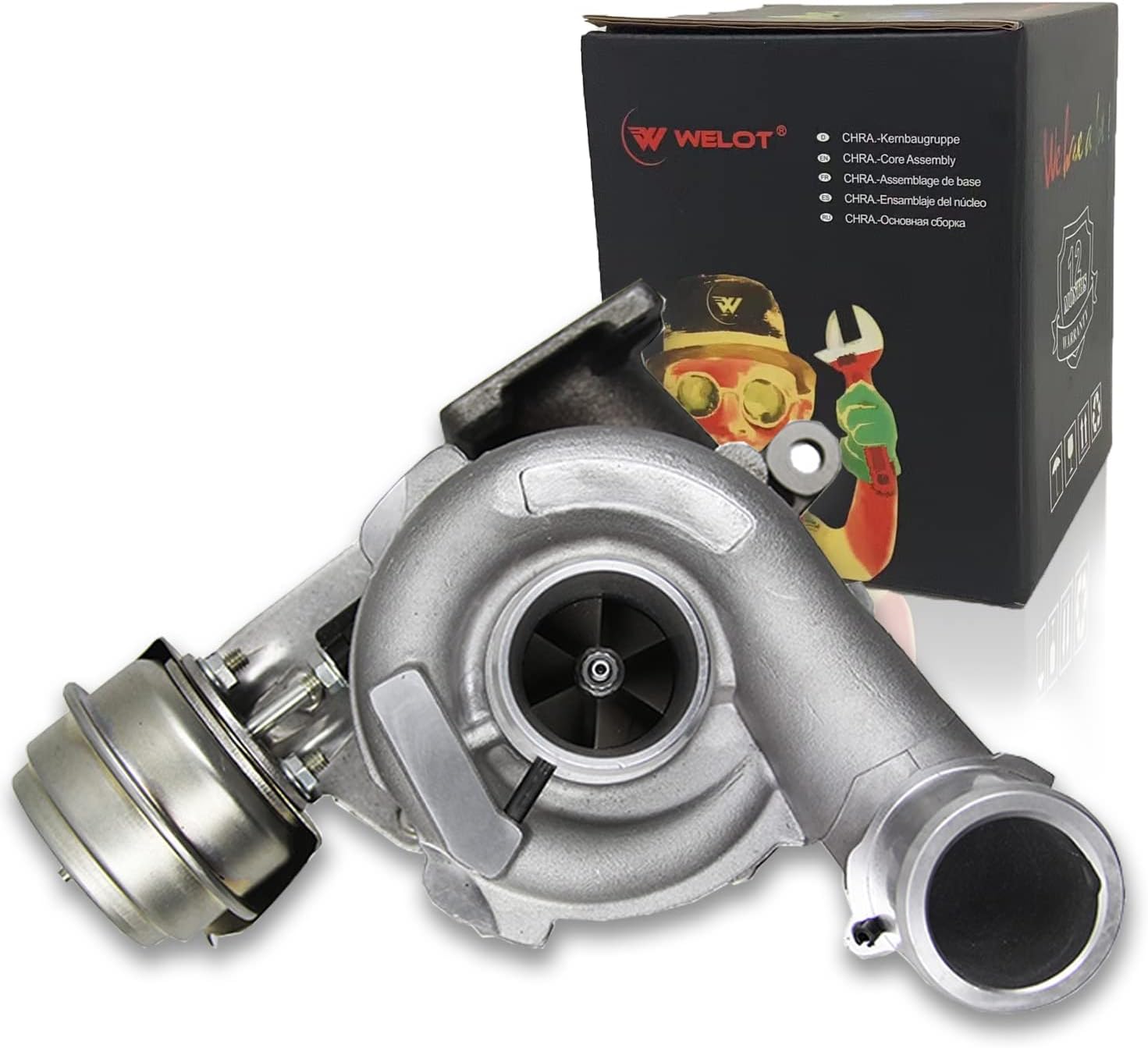 WELOT Universal Electric Turbo Kit Turbocharger Kit GT1749V