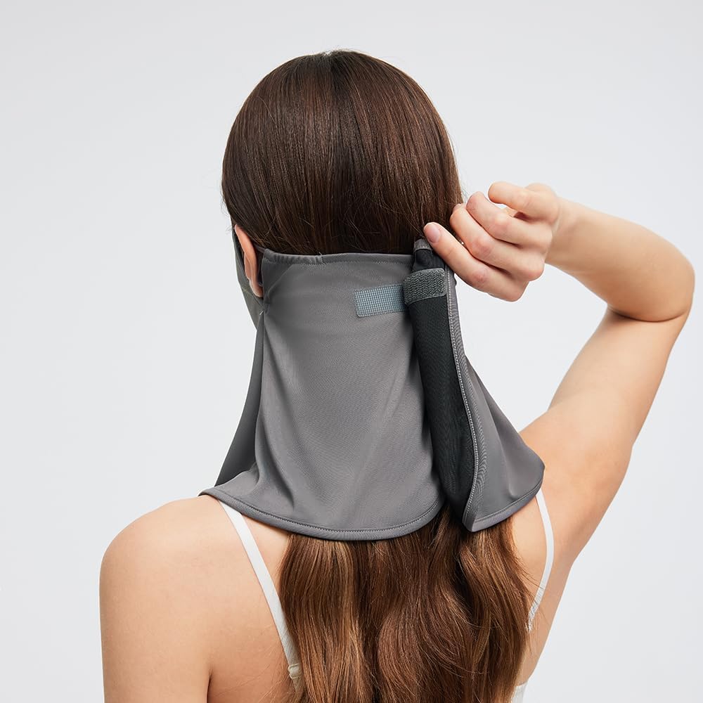Neck Gaiter Face Mask Sun Protection Balaclava Bandanas Full Face Scarf Covering UPF50+ Sunscreen Mask With Ear Loops - Image 4