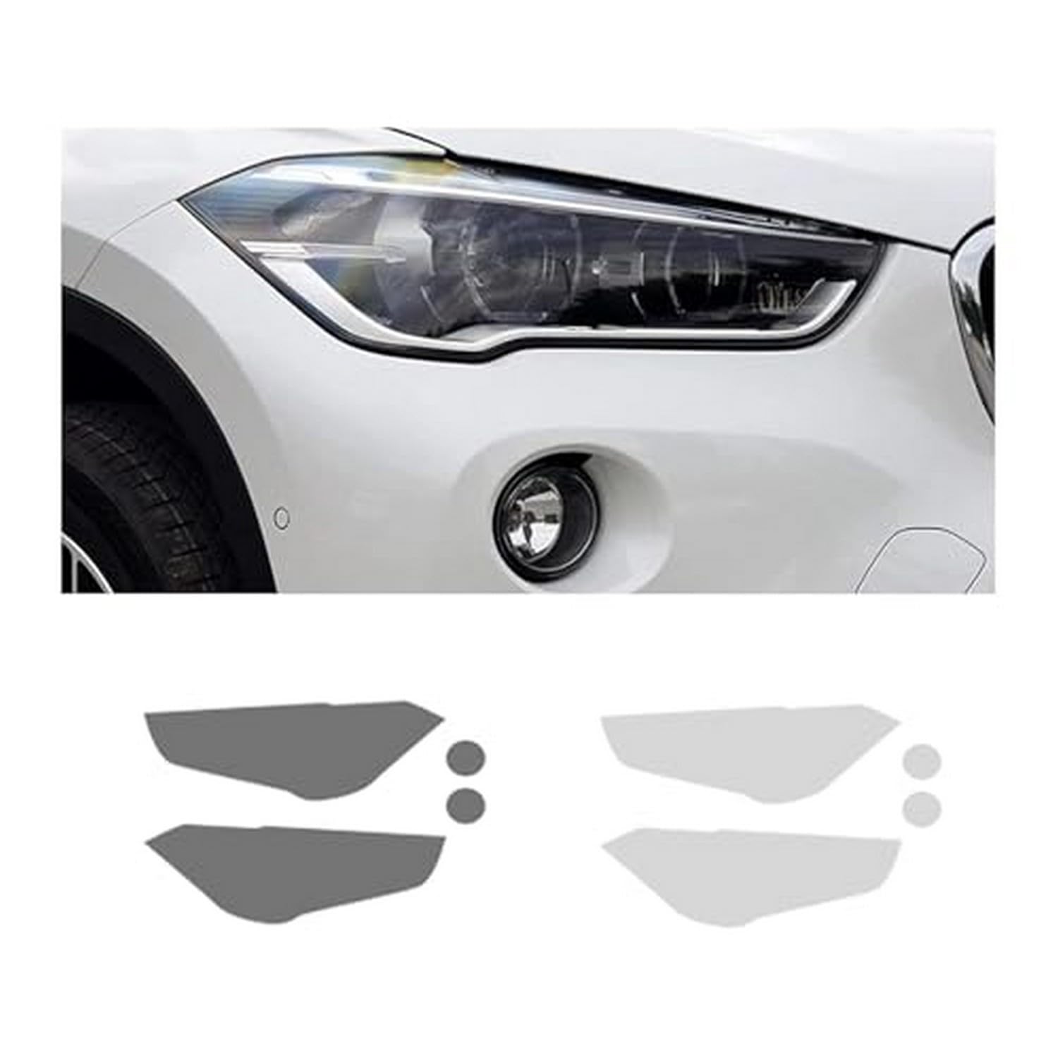 Película protectora para faros de coche en TPU premium transparente BMW X1