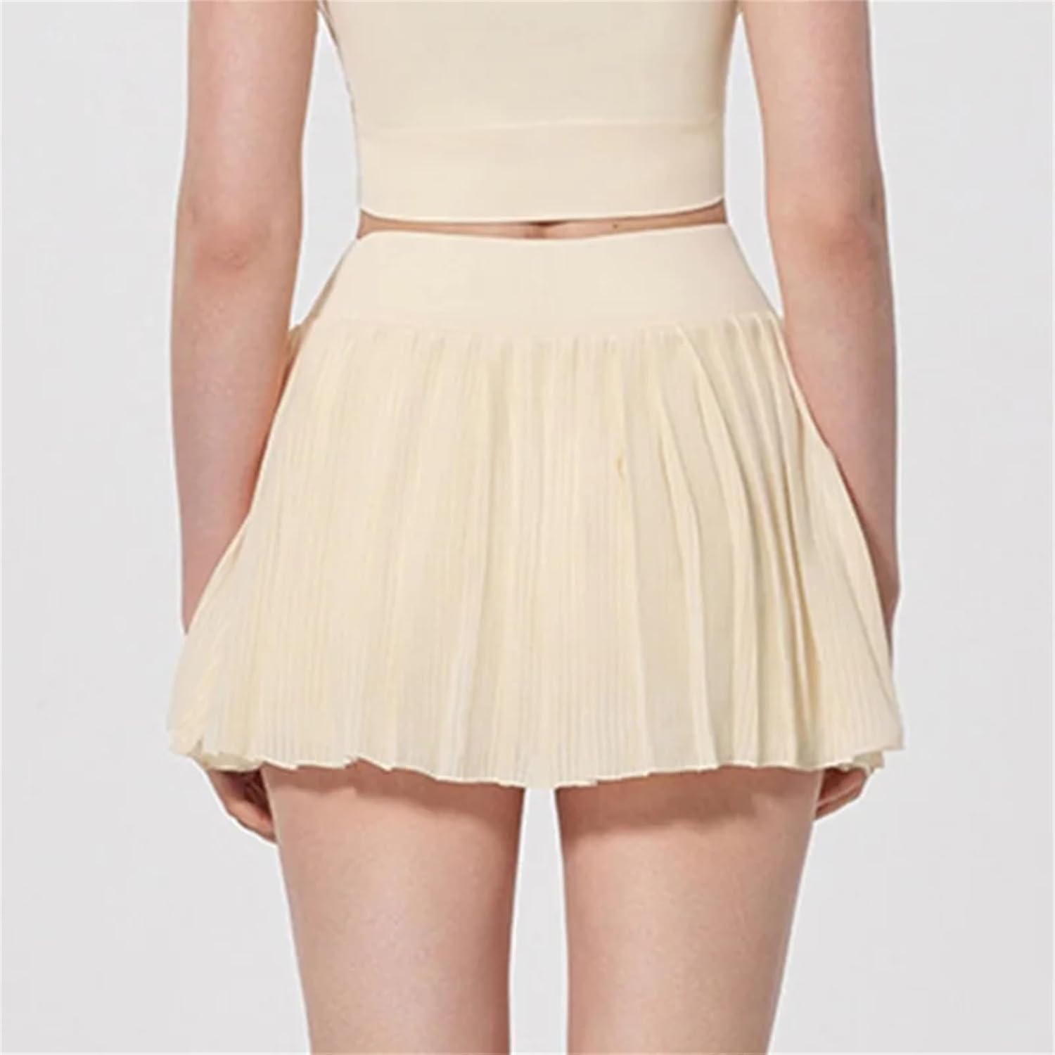 Tennis Girl Sports Skirt for Women Gym Workout Fitness Shorts High Waist Running Dancing Skort