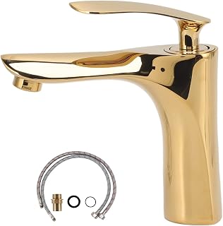 Todo Cobre Grifo de Lavabo Antiguo Grifo de Lavabo de Baño Grifo Mezclador de Agua Fría y Caliente para Inodoro Encimera Construcción de Latón Rasguños A Prueba de Fugas D