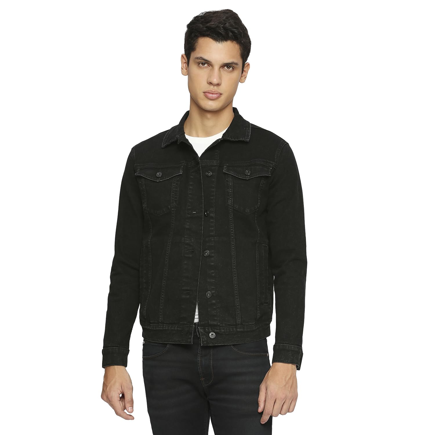 Men's A-Line Coat (PM402890Q01_Black Used