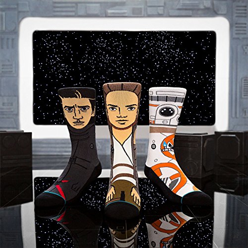 Stance Men's The Force Awakens 3 Pack Socks,Large,Black4