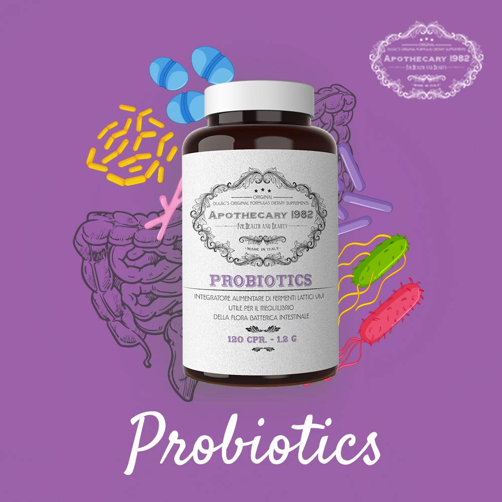 Buy Probiotics Supplement Dulàc, 120 Probiotic Tablets (4 Months Supply