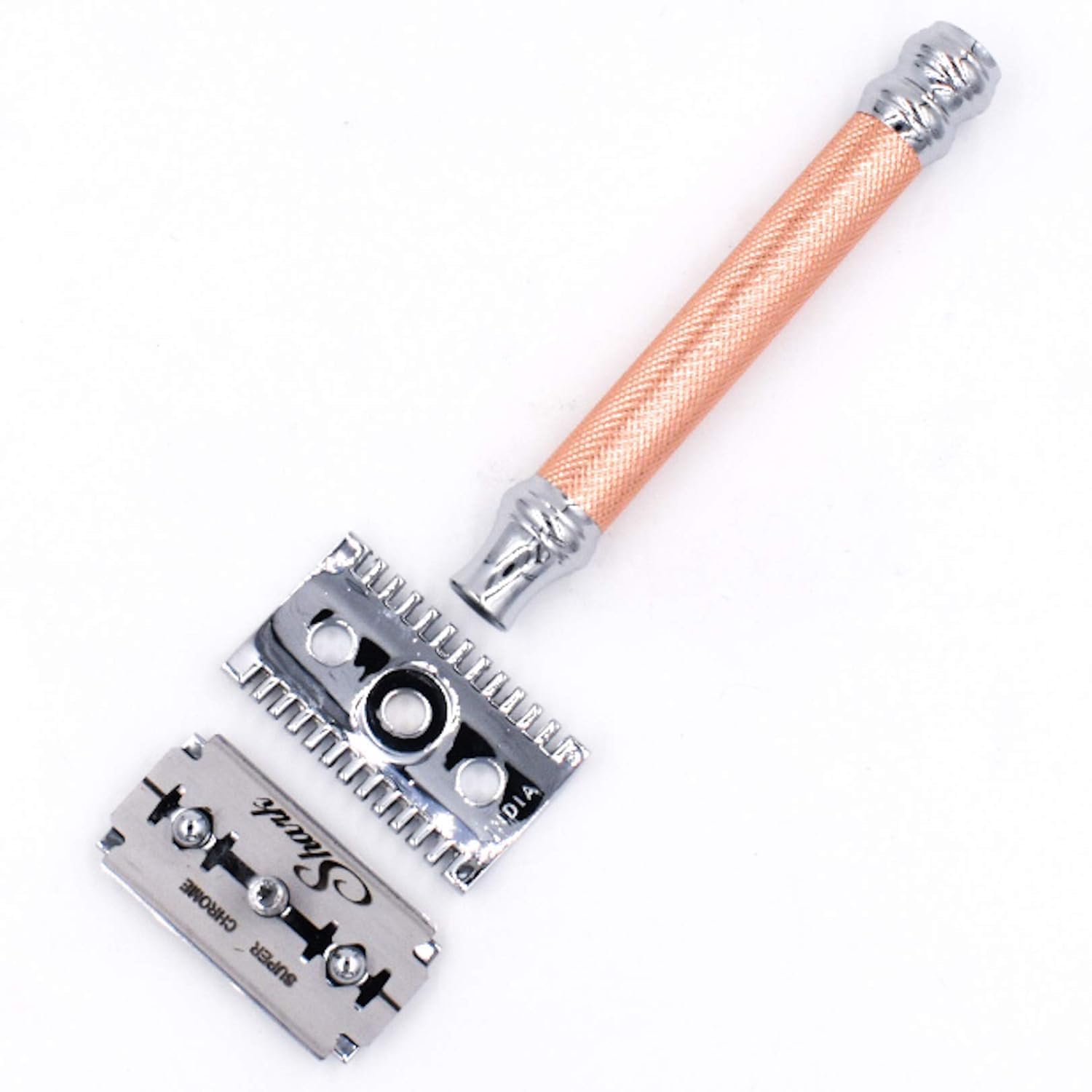 Amazon.com: Parker Rose Gold Open Comb Double Edge Safety Razor