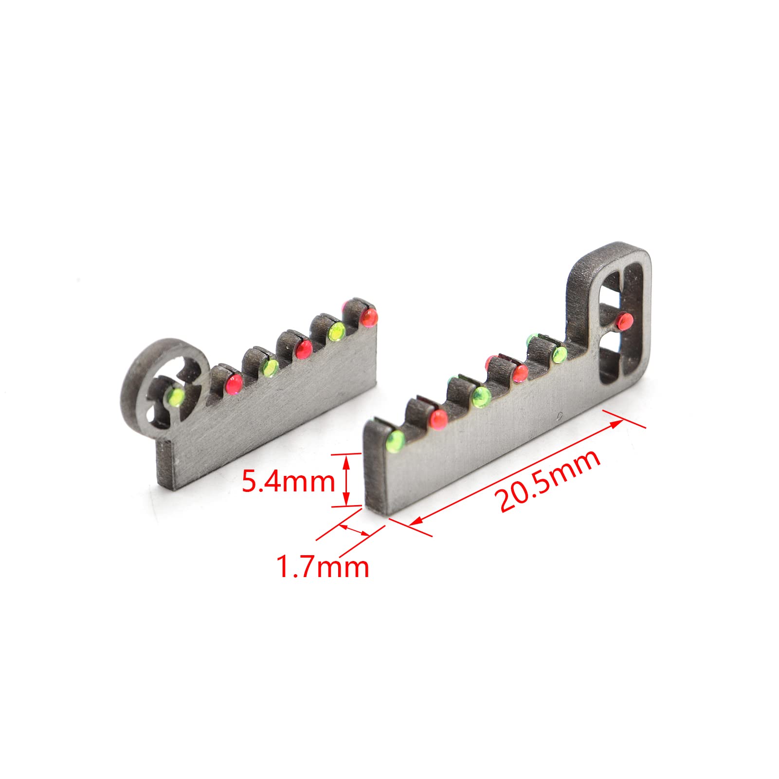 1 Pair Slingshot Sight Stainless Steel Sight Hunting Shooting Slingshot Accessories for Adults Outdoor Shooting Pracitce (1.7mm)