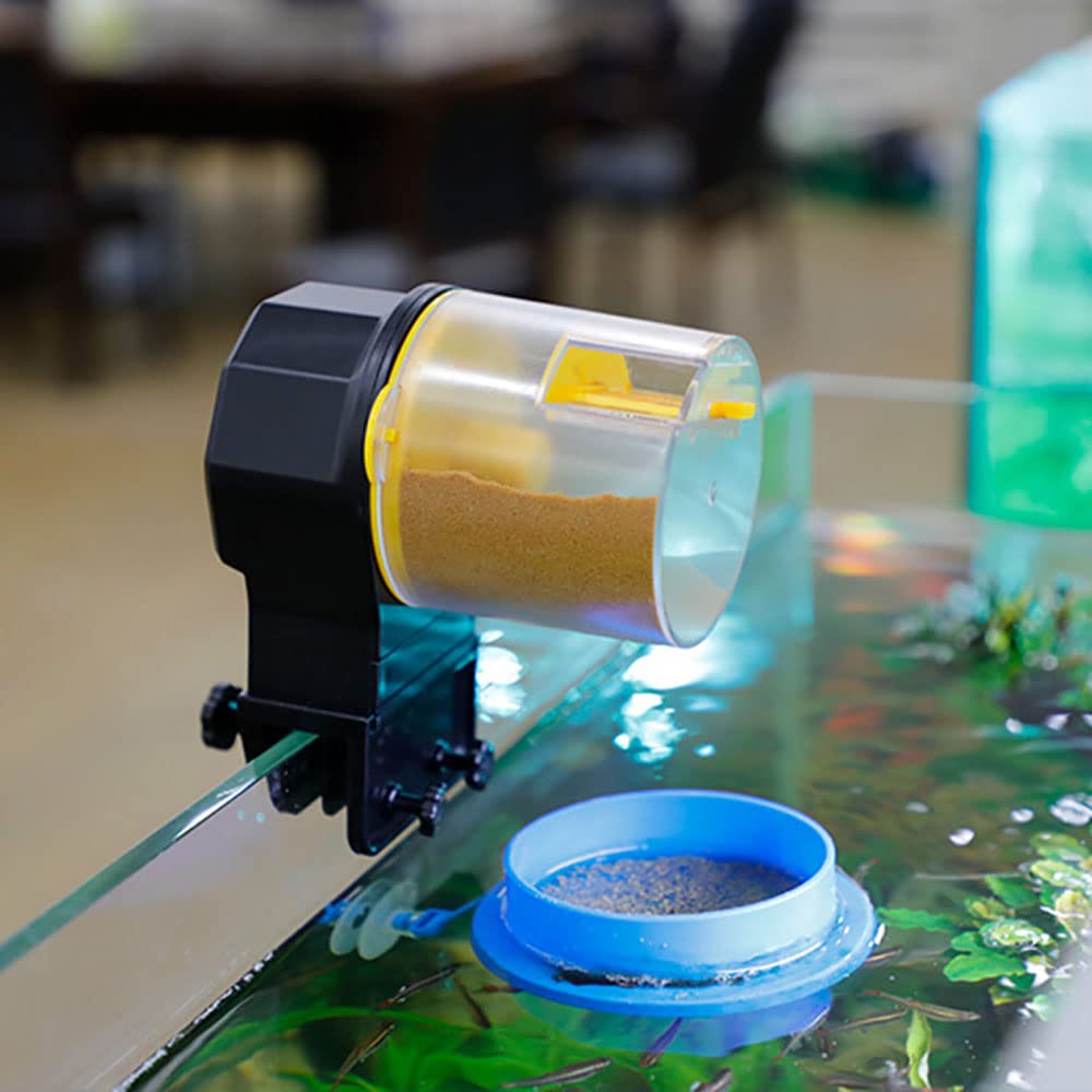 Distributeur automatique de nourriture pour poissons, minuterie électrique programmable automatique 12/24H, pour les vacances de week-end, chargeur de réservoir de tortues de poisson, alimenté par bat