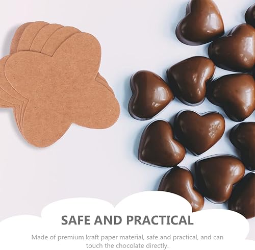 Miniatura 4 de Cabilock 200 piezas de compartimentos de chocolate, forros de trufa de chocolate de caramelo, forros de papel de chocolate, tazas de trufa, mini