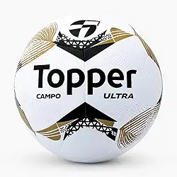 Bola de Futebol de Campo Topper Ultra Dupla Colagem Oficial Dourada