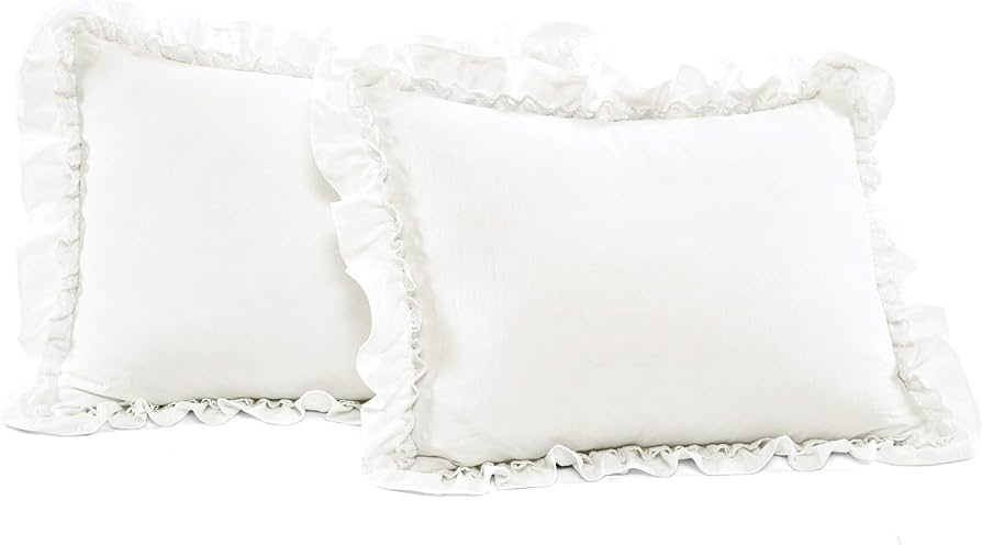 Amazon.com: Lush Decor Ella Ruffle Lace Comforter, 3 Piece Set