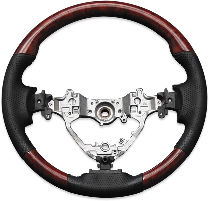 純正交換ステアリング NOAH/VOXY ノア/ボクシー 80系 ハリアー60系 ノーマルタイプ ハンドル カスタムパーツ (茶木目