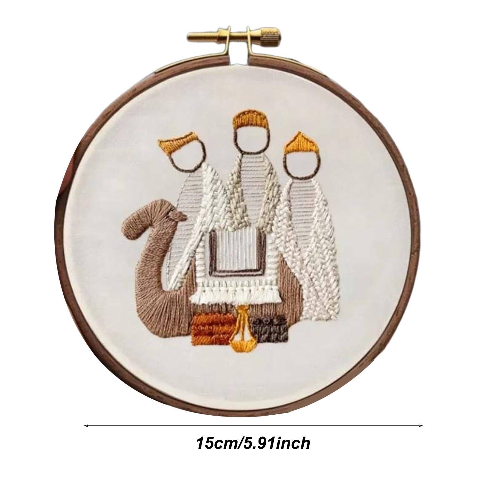 Amazon.co.jp: キリスト降誕のシーンの刺繍キット、大人用刺繍キット