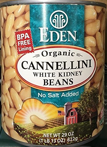 Eden Foods Organic Cannellini White Kidney Beans, 29-ounce Cans -- 12 per Case