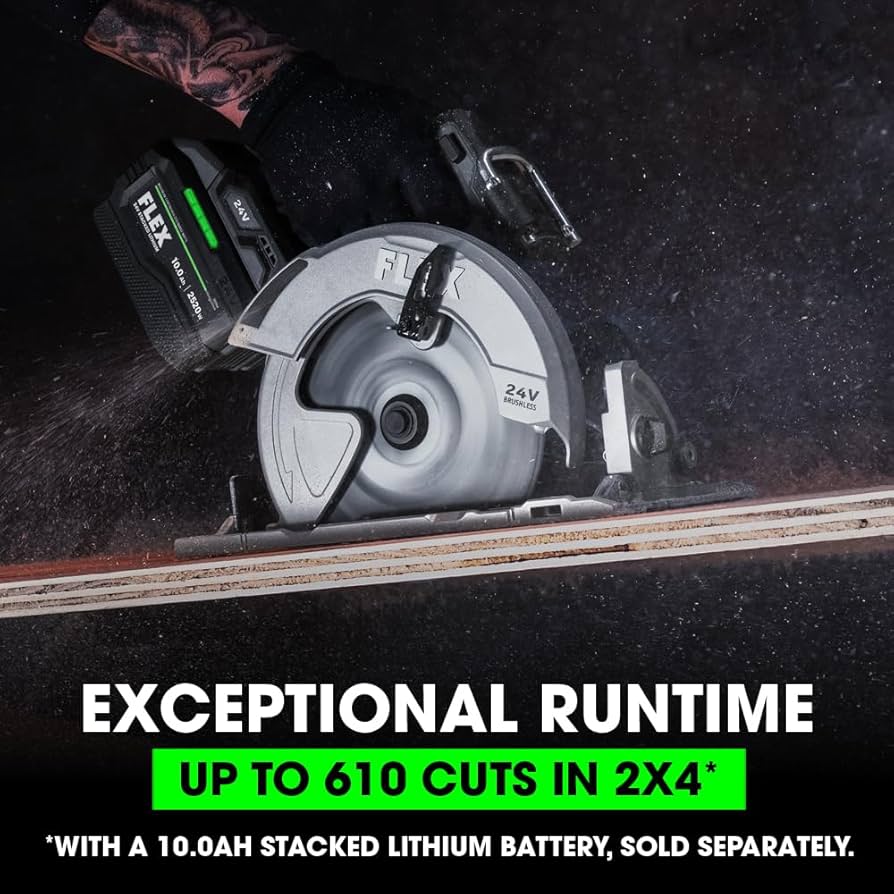 FLEX 24V Brushless Cordless 7-1/4-Inch Circular Saw Tool