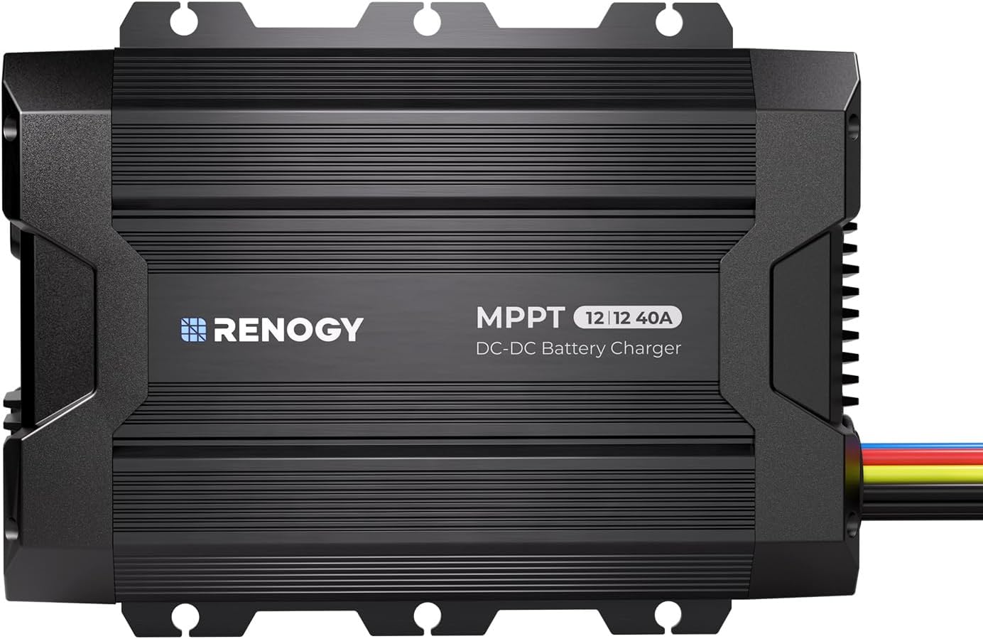 Renogy 12V 40A DC to DC Battery Charger with Solar Input MPPT, Compatible with LiFePO4, Gel, Flooded, and Sealed Lead Acid Batteries, Two Charging Options for RV, Car, Camping, Marine