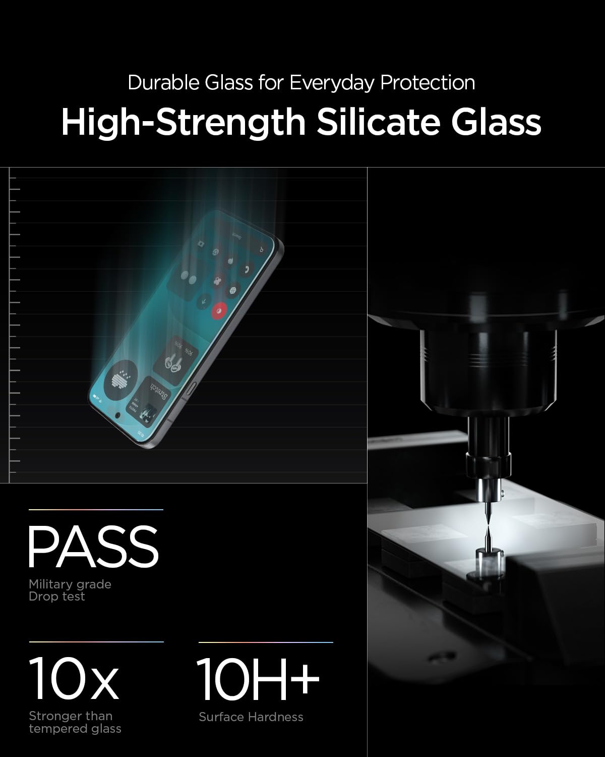 Spigen Glas.tR EZ Fit Pro Tempered Glass Screen Protector Guard for Nothing Phone 4a Pro [2 Pack] — Amazon image 4