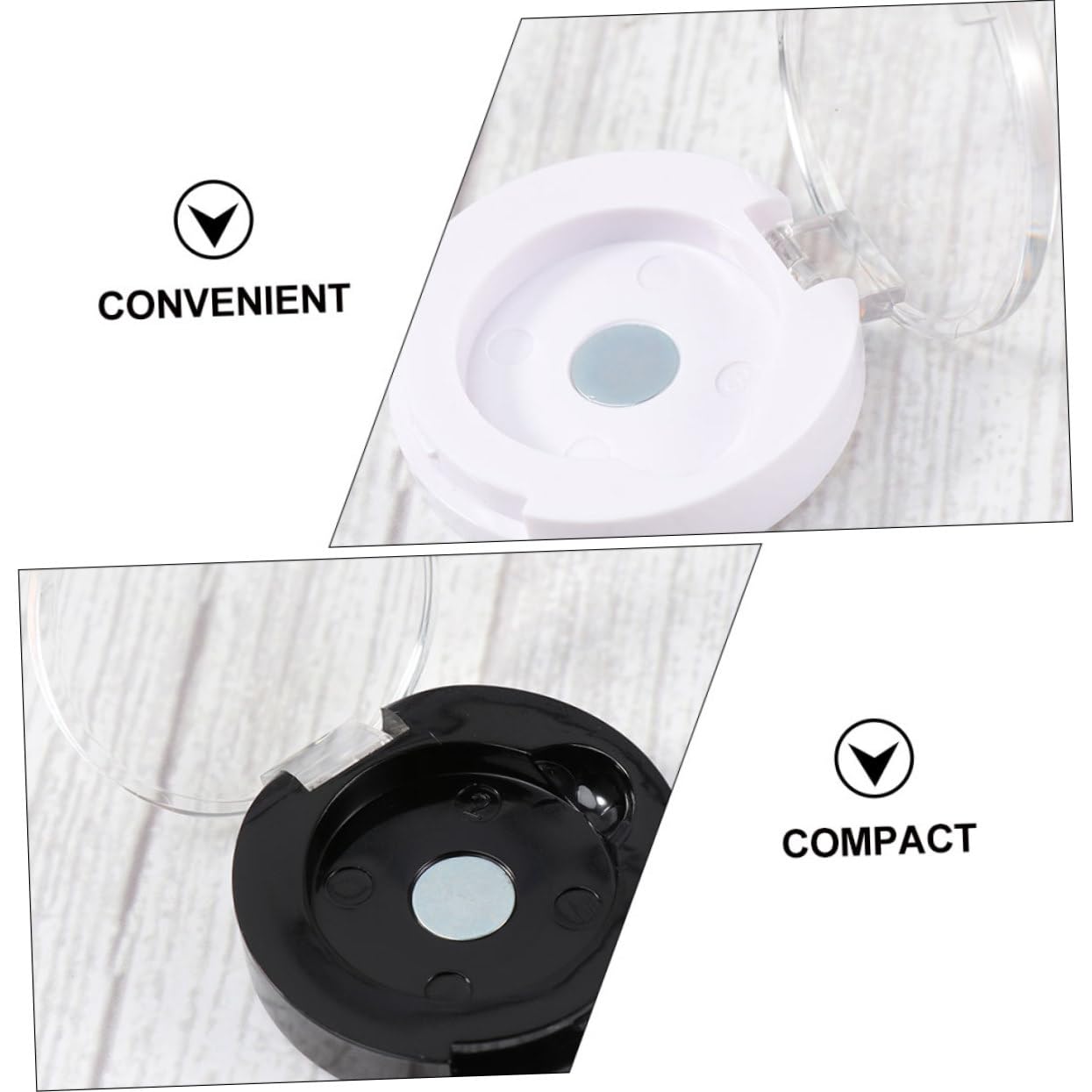 FOMIYES 3 Set Di Ombretti Singoli Magnetici Per Il Trucco Scatola Per Ombretti Ombretti Vuoti Ricaricabili Organizer Per Fard Contenitori Per Cosmetici 6 Pezzi * 3