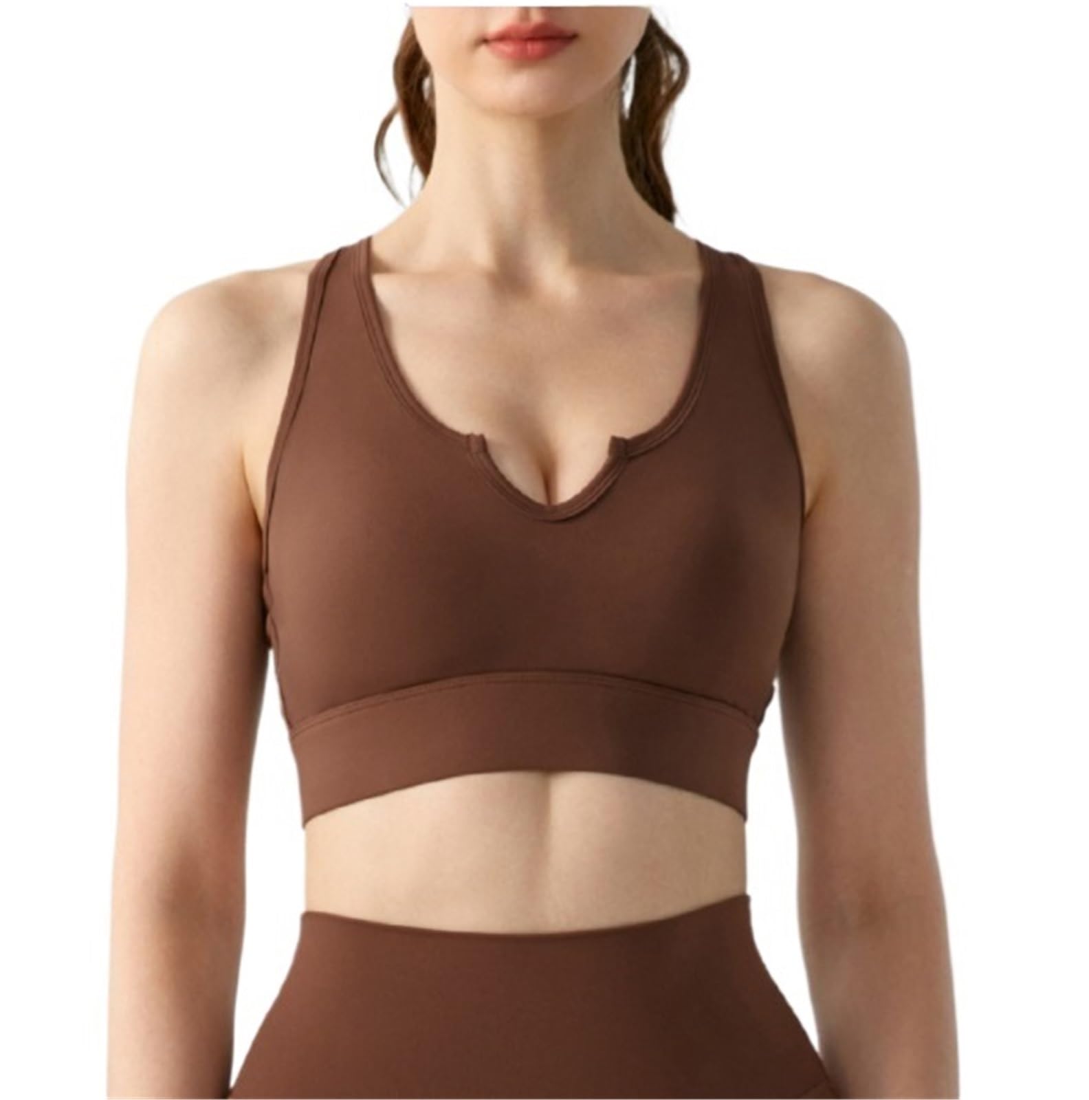Soutien Gorge Sport Course,Yoga Soutien-gorge De Sport Sans Couture For Femmes, Confort, Yoga, Fitness, Course À Pied, Avec Coussinets Amovibles Sport Femme Soutien-gorge