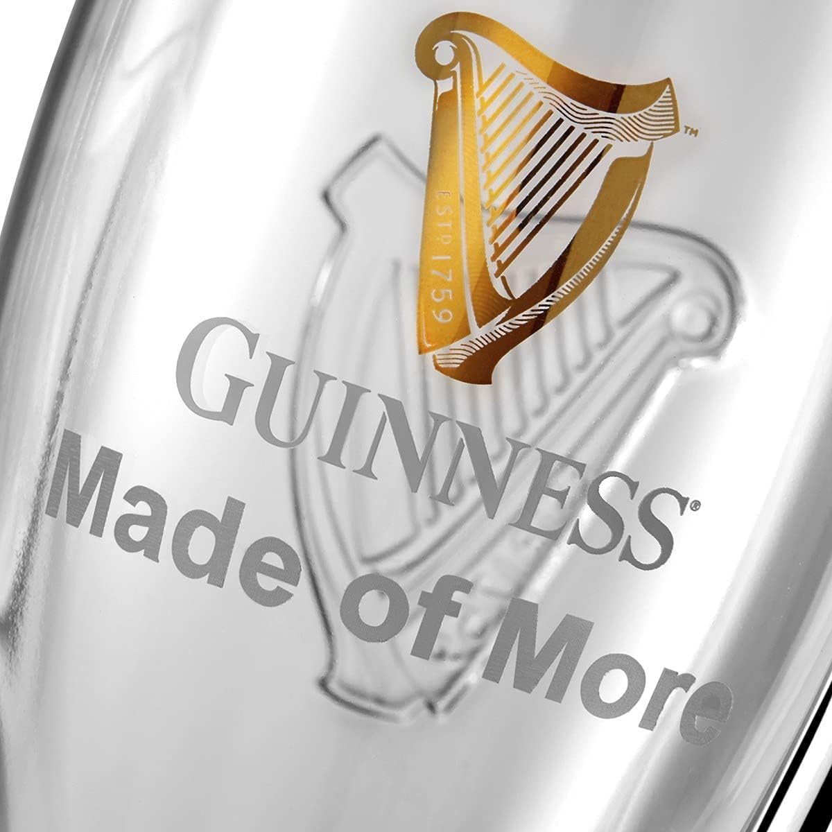 Guinness Custom Engraved Personalized Gravity Pint Beer Glass 20oz Official Merchandise Personalize with Any Message for Any Occasion