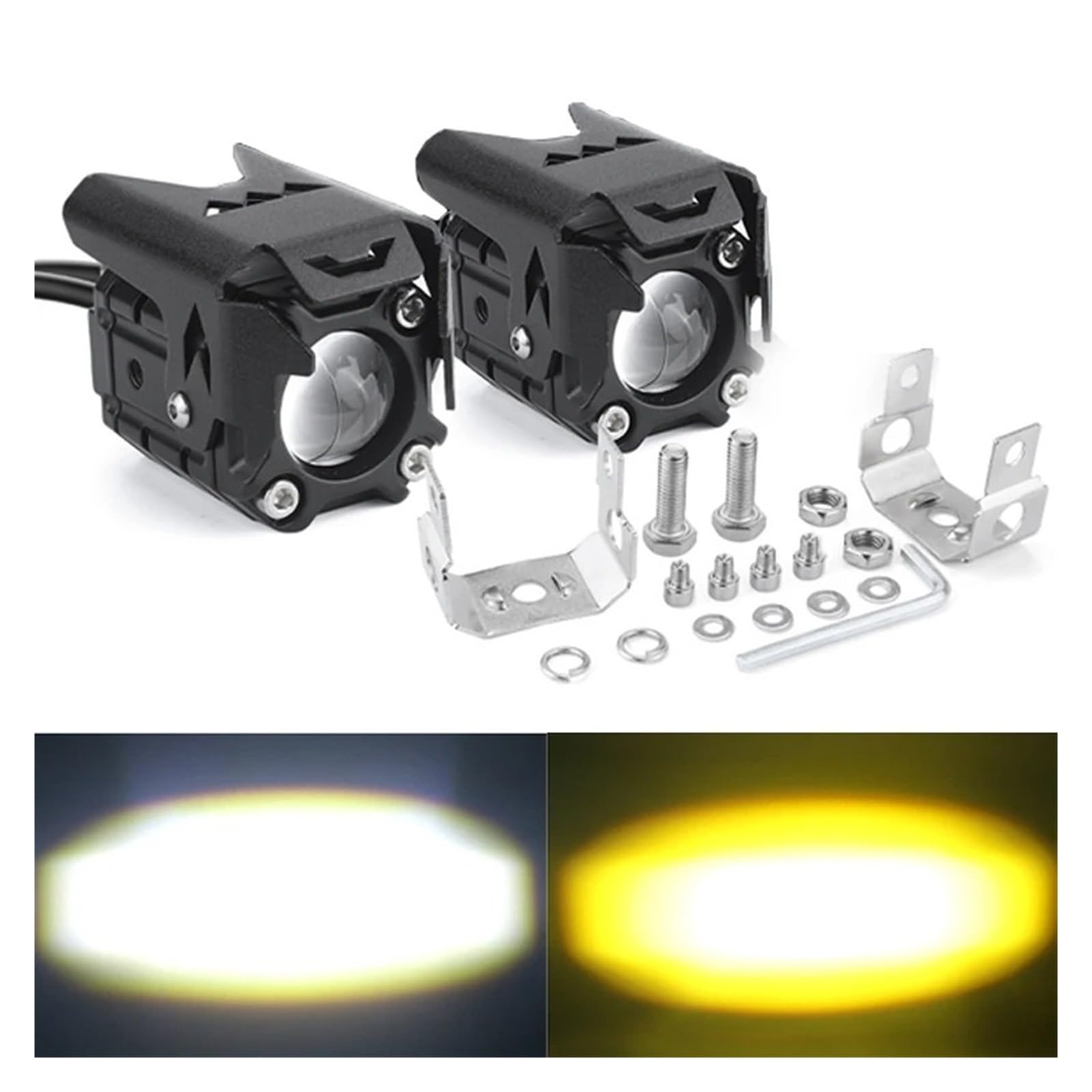 Per Dirt Bike Per SUV Per UTV Moto LED Explorers Faretto Lente Del Proiettore Nebbia Faro Ausiliario Fari Per Motociclette