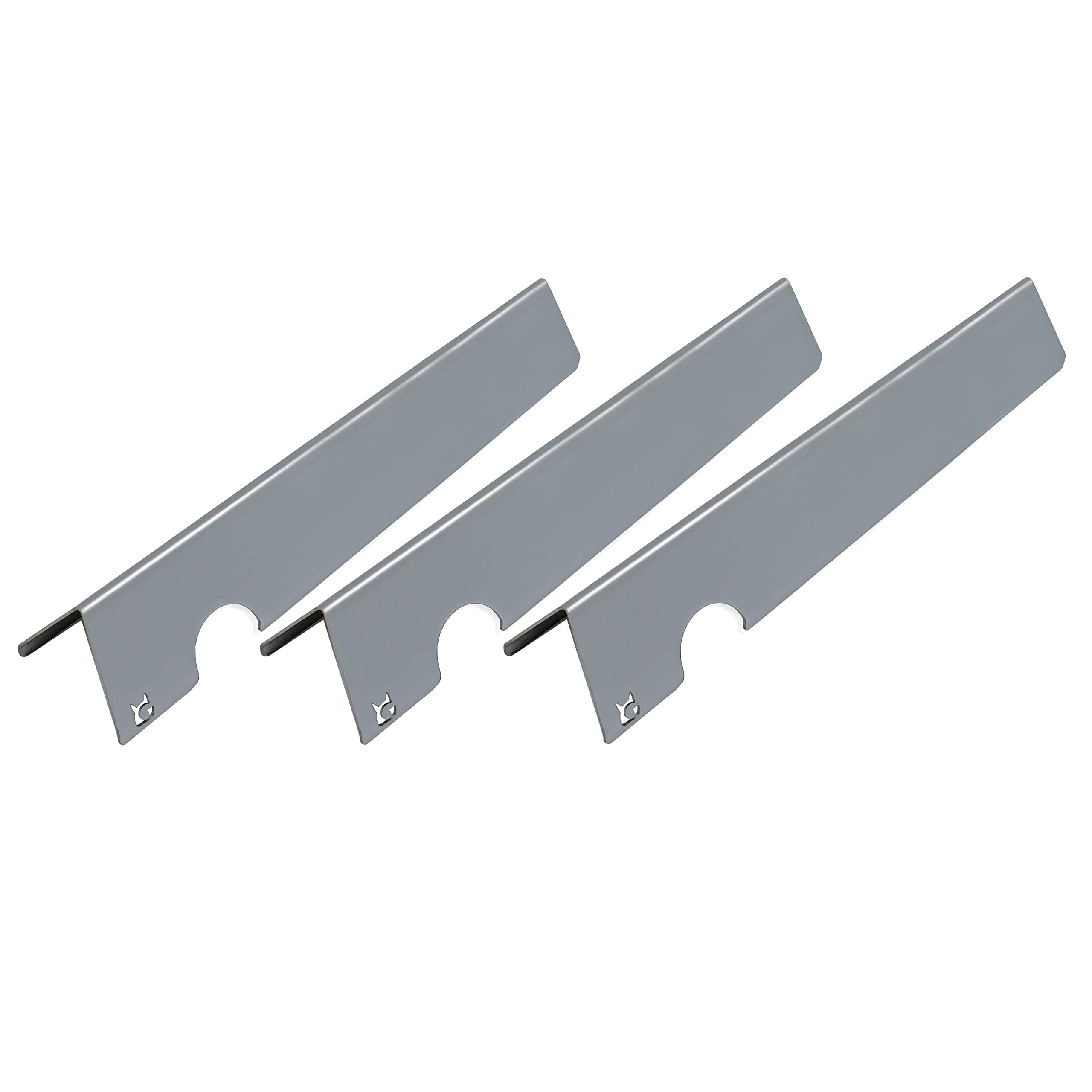 3X Edelstahl Aromaschiene für Weber Genesis 2 E-210 E-240 S-240 Gasgrill Flavorizer Bars/Made in Germany