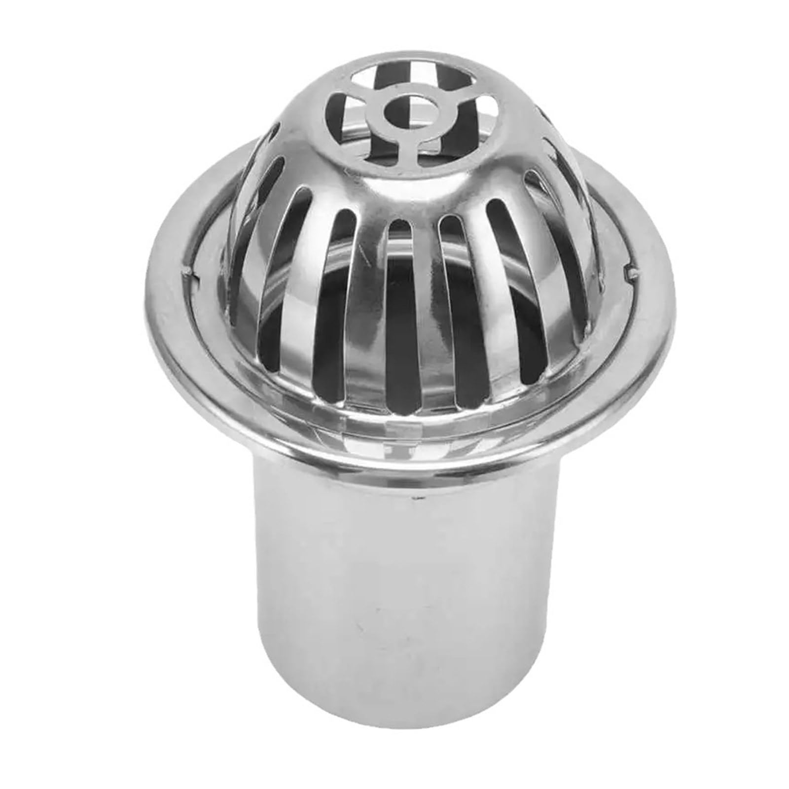 Jiingekk 4 Inches Drain Pipe Gutter Guard Strainer Debris Stoppers Mesh Filter Waste Screen Easy To & Install Gutter Guard Strainer High Efficiency Rainwater Drain