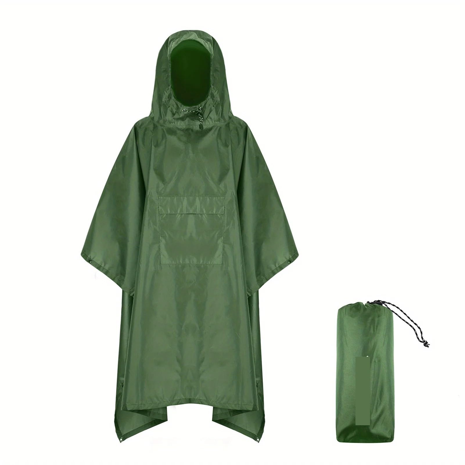 Poncho de Lluvia Poncho de Lluvia con Capucha y Bolsillo, Ligero, Impermeable, Chaqueta de Lluvia, Refugio Solar for Hombres y Mujeres, Camping, Senderismo y Viajes.