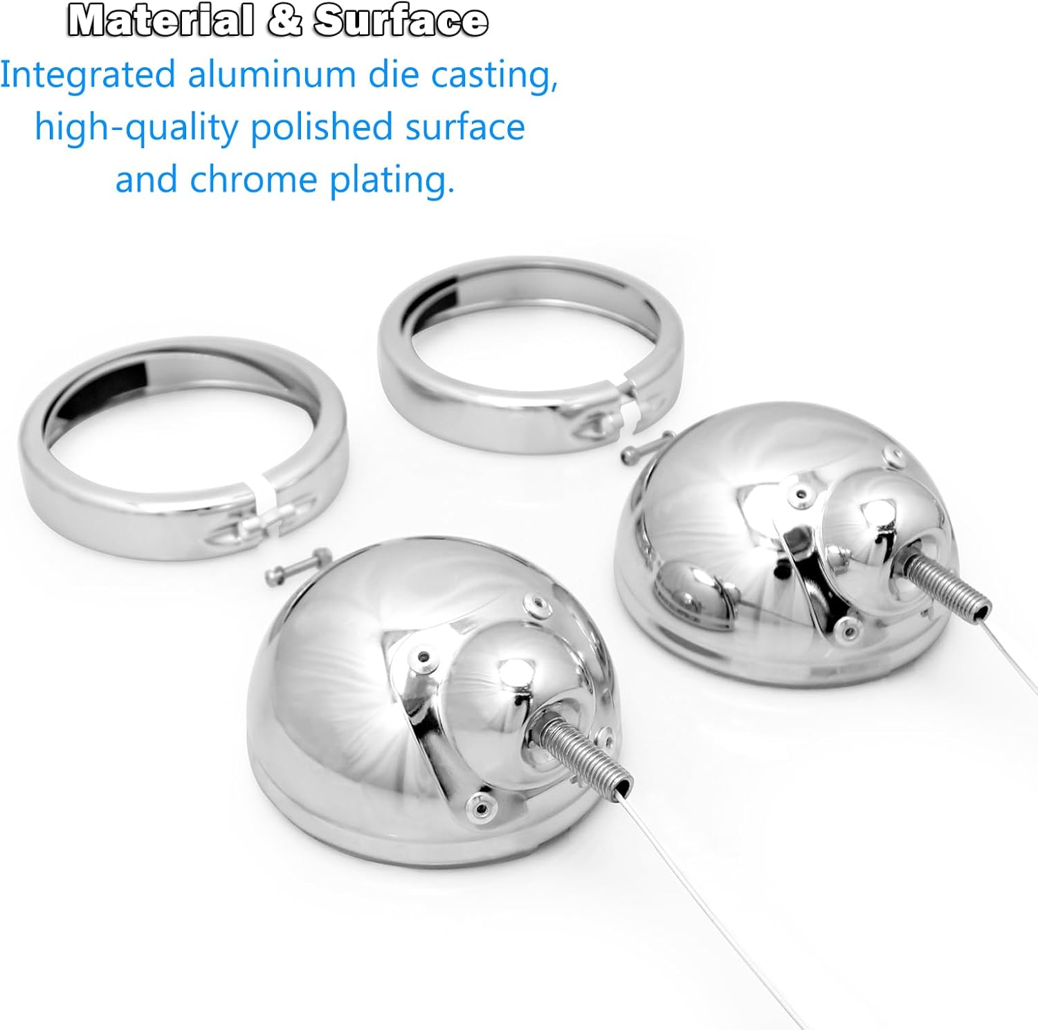 4.5'' LED Auxiliary Spotlight Turn Signal lights For harley CVO Street electra Glide Fog Light Bracket Chrome Trike FLHXXX