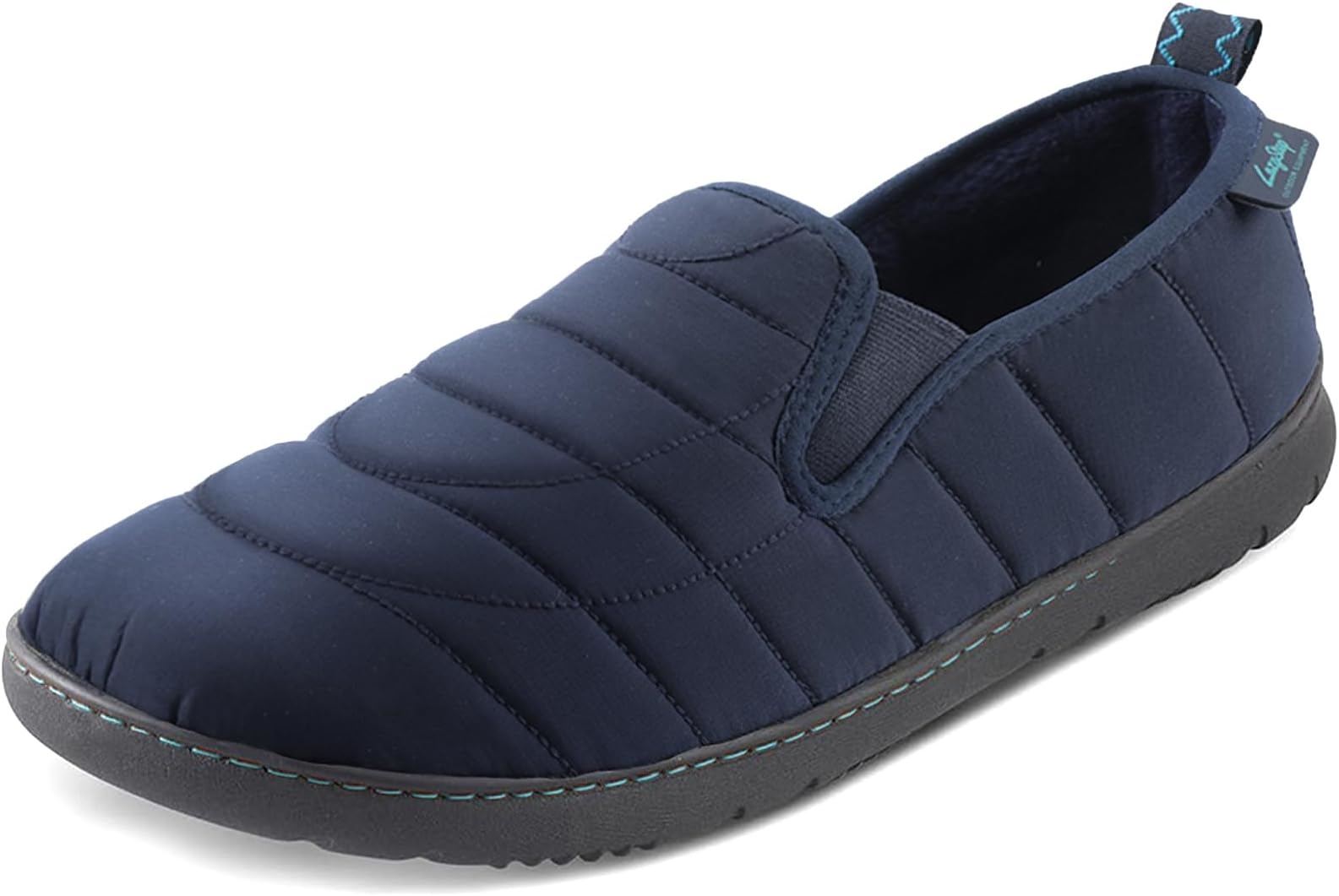 LazyStepMen's Loafer Slippers with Memory Foam and Indoor Outdoor House Shoes